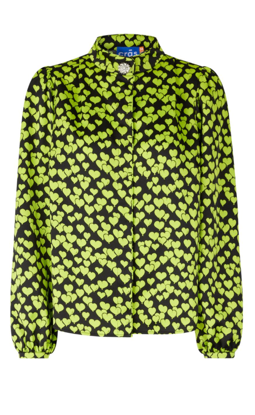 Cras Bluse - Lava - Heartbeats Black