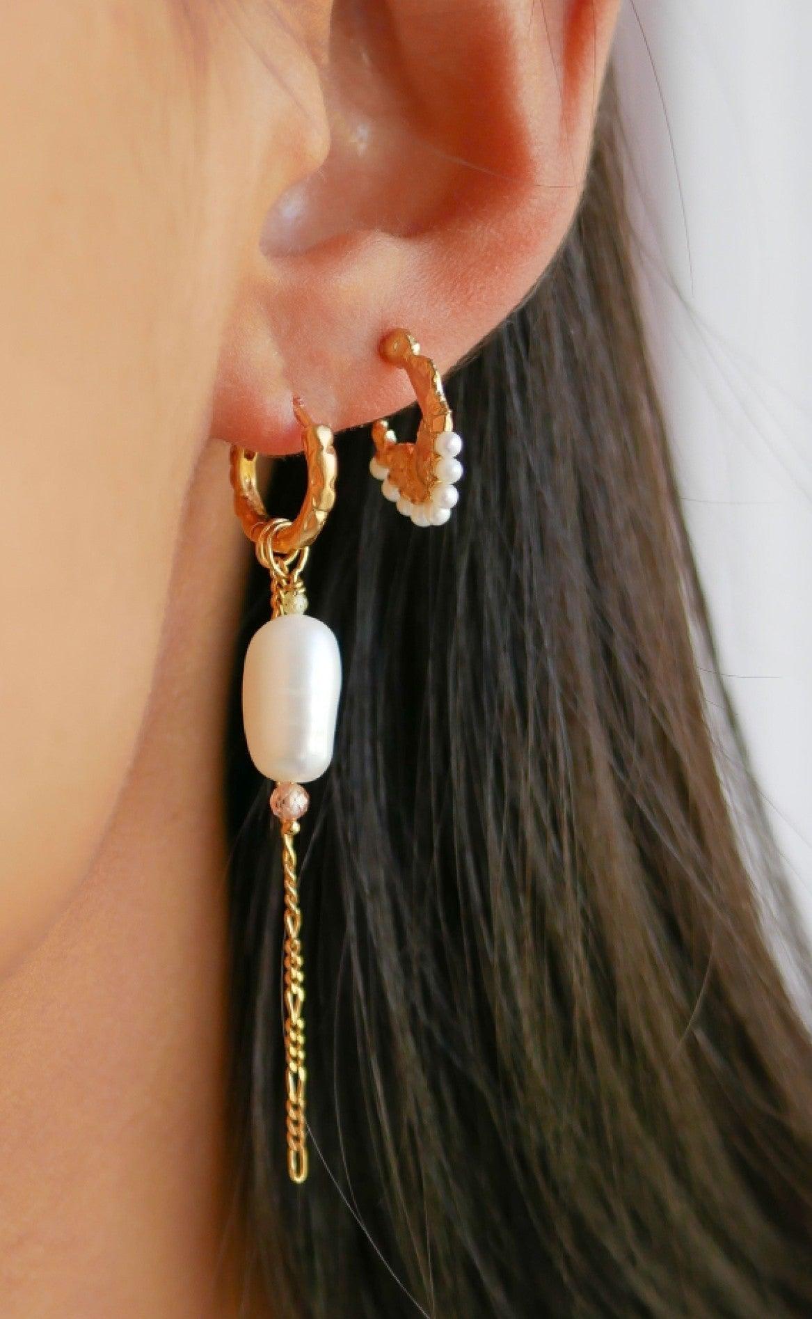 ENAMEL Copenhagen Øreringe - Adeline - Pearl