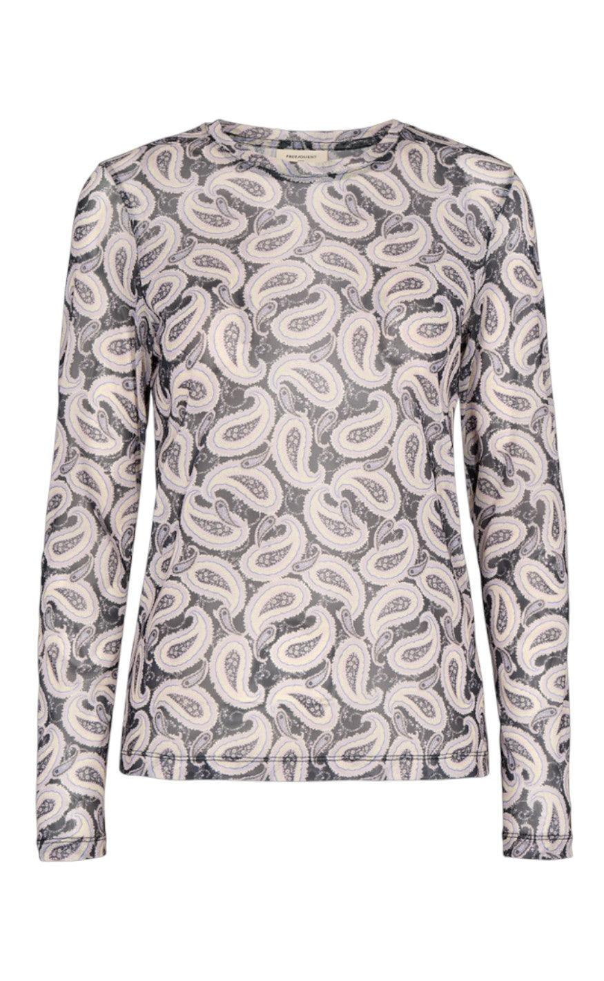 Freequent Bluse - Barbine - Lavender Mix