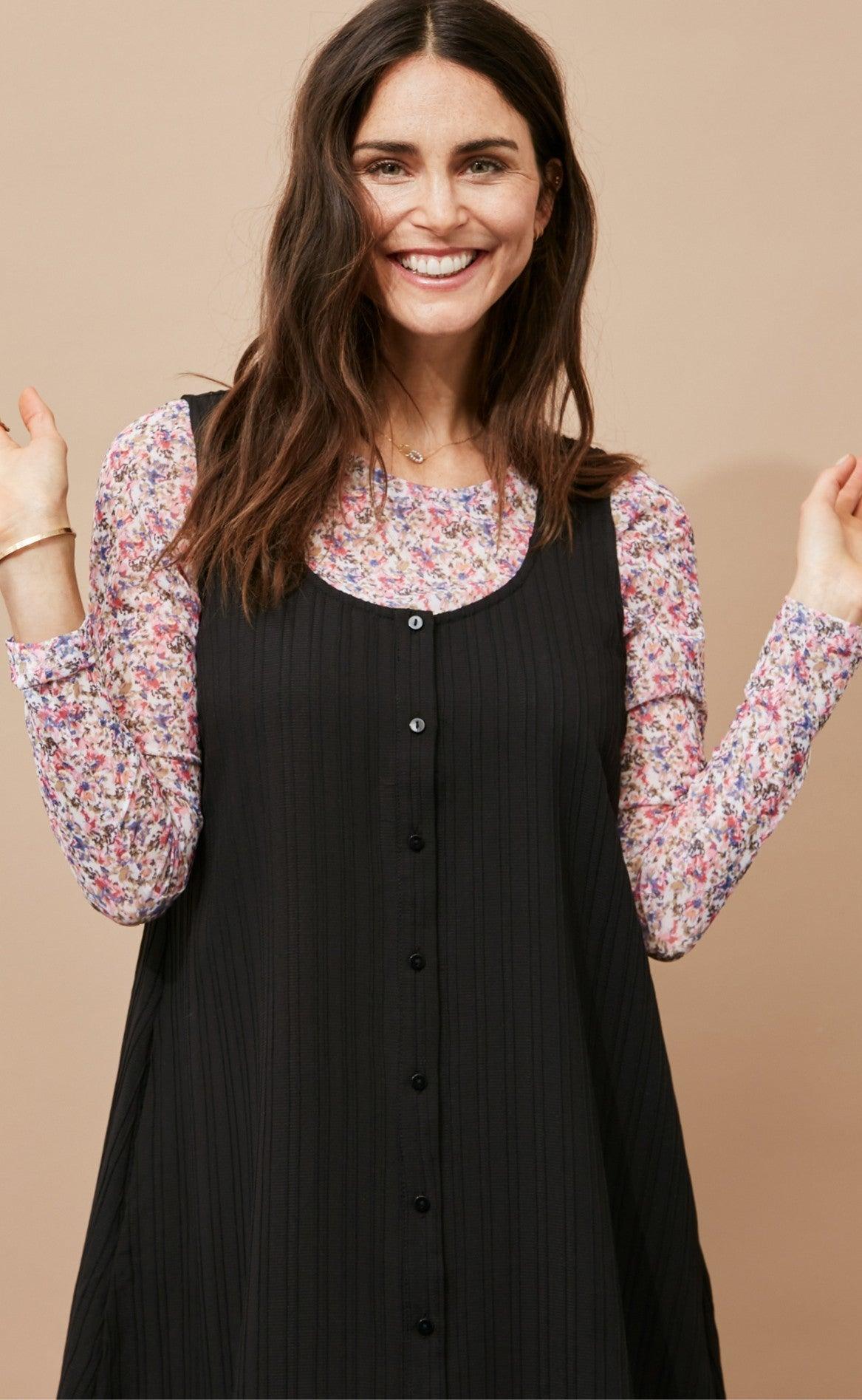Freequent Bluse - Barbine - Prism Pink Mix