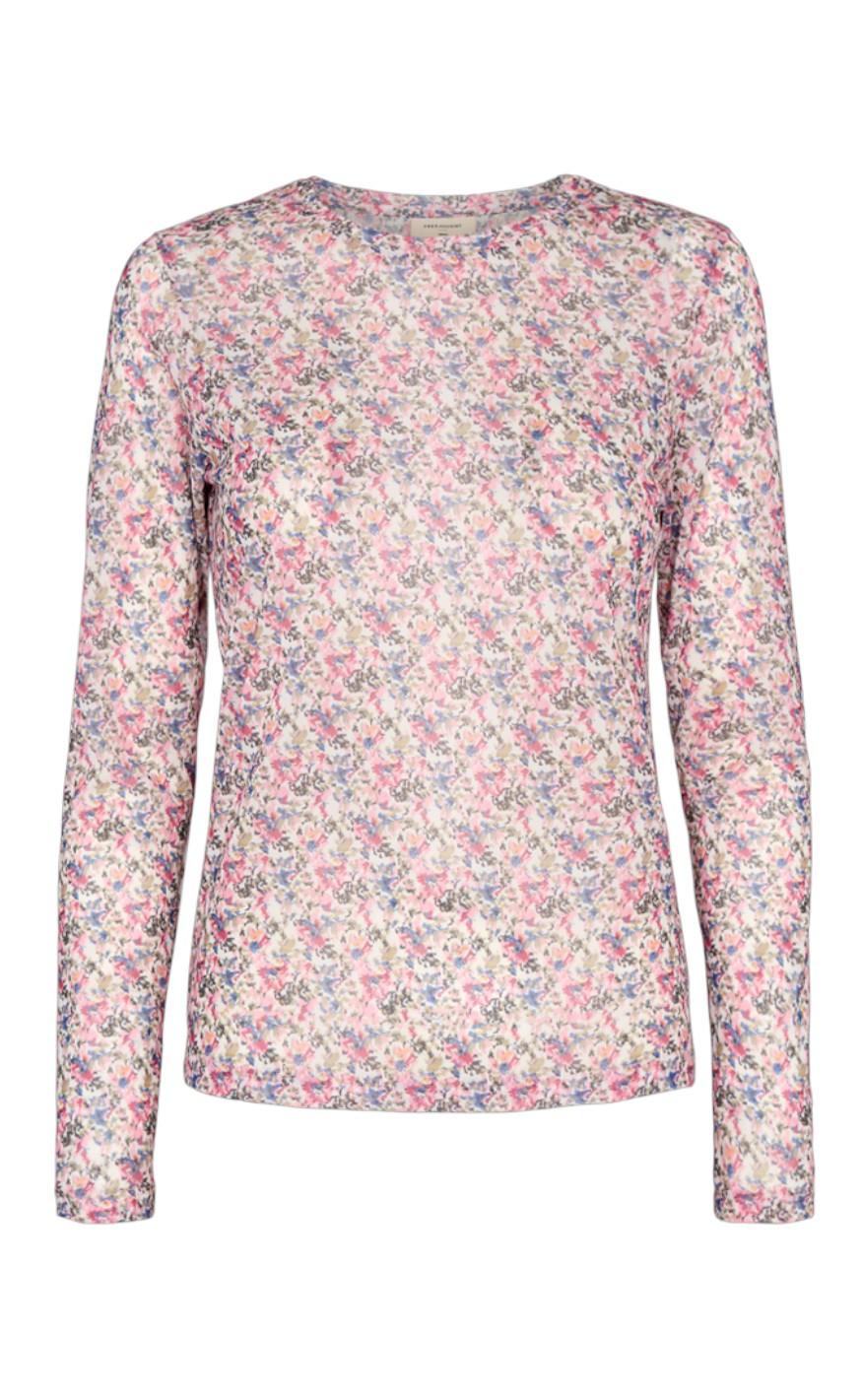 Freequent Bluse - Barbine - Prism Pink Mix