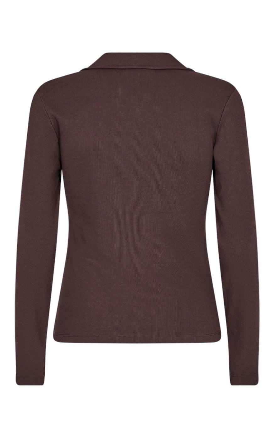 Freequent Bluse - Bodil - Coffee Bean