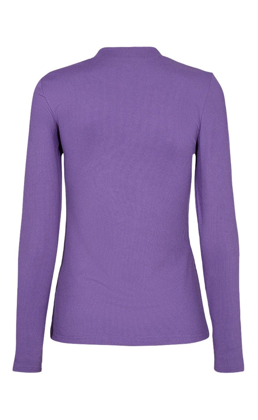 Freequent Bluse - Elduna - Purple Sapphire