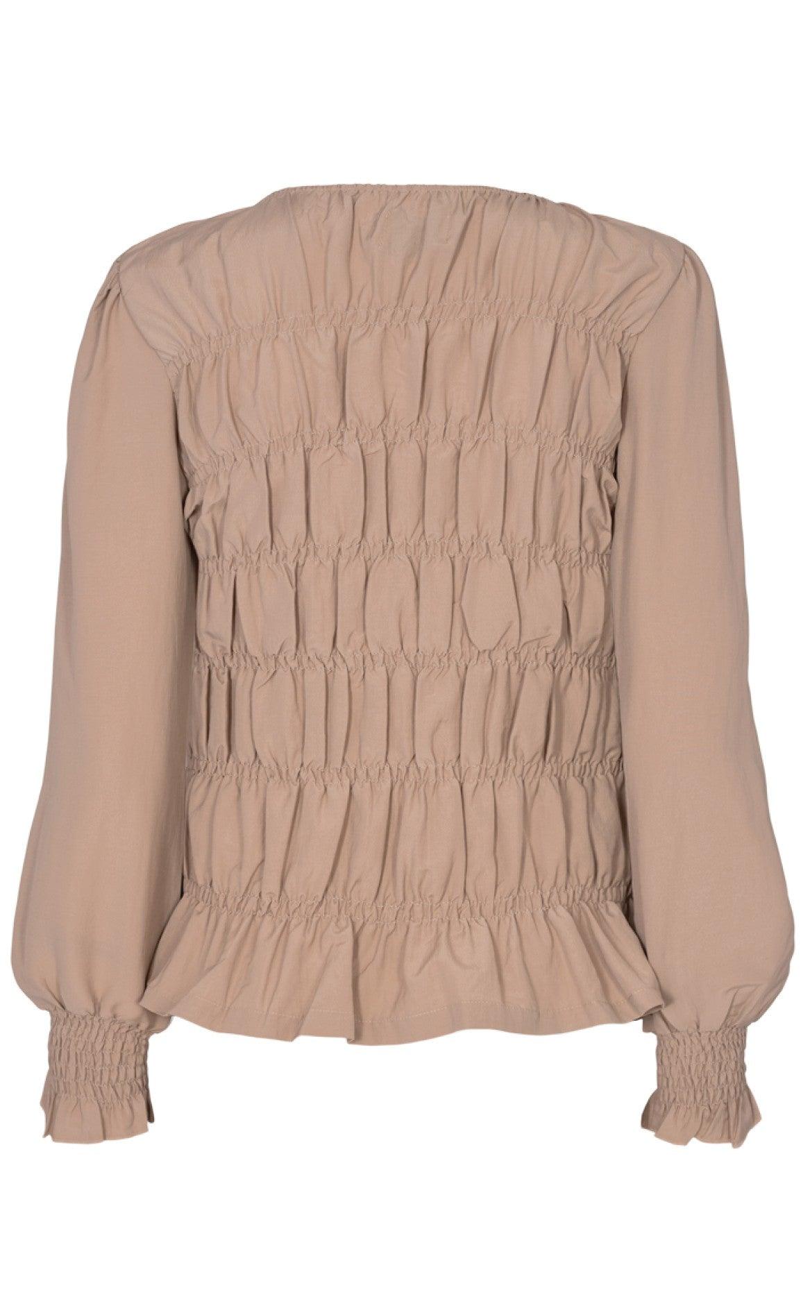 Freequent Bluse - Eloise - Silver Mink