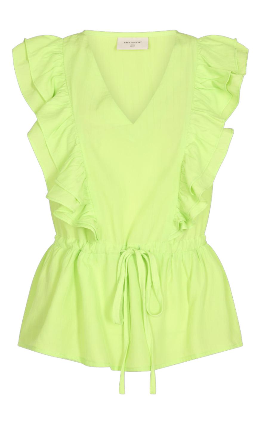 Freequent Bluse - Lollo - Sharp Green