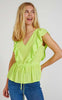 Freequent Bluse - Lollo - Sharp Green