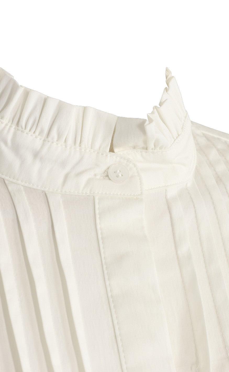 Freequent Bluse - Myrtille - Off White
