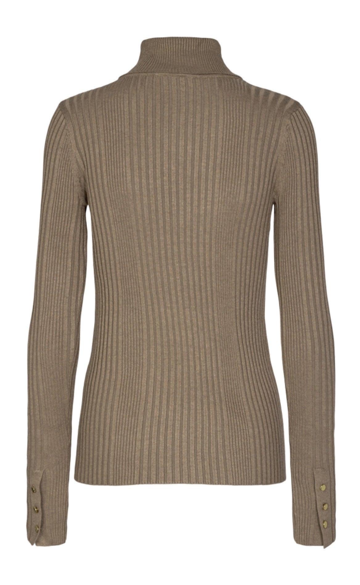 Freequent Bluse - Roca - Silver Mink Melange