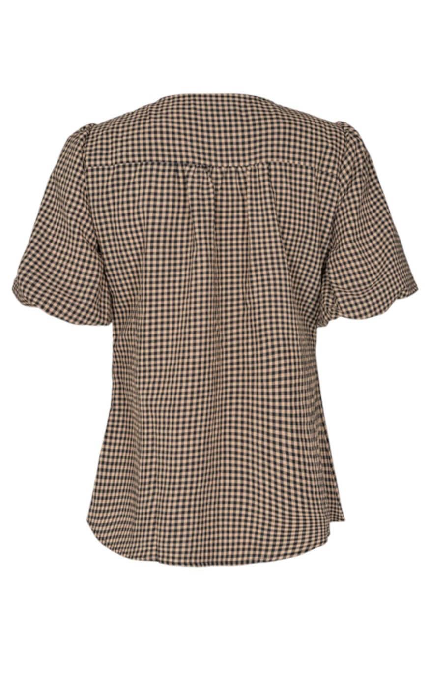 Freequent Bluse - Sango - Beige Sand Mix