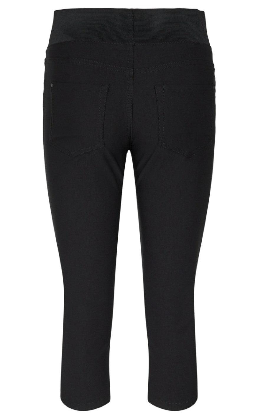 Freequent Bukser - Shantal Capri Power - Black
