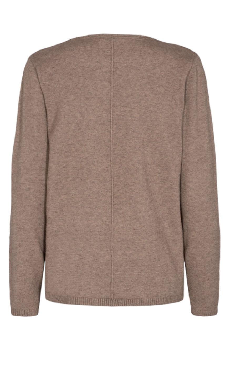 Freequent Pullover - Claura - Beige Sand Melange
