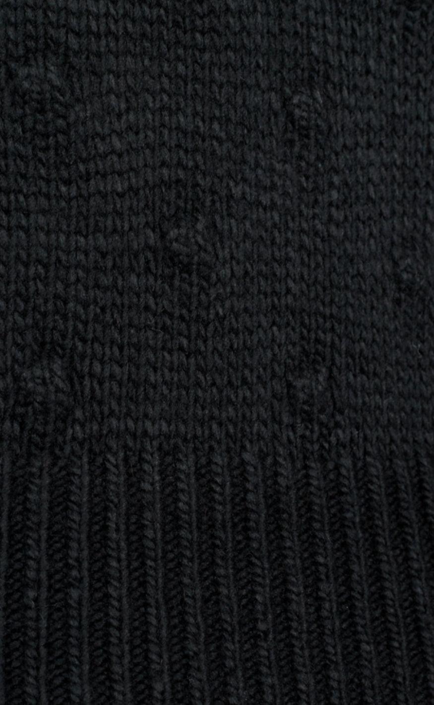Freequent Pullover - Tea - Black Solid