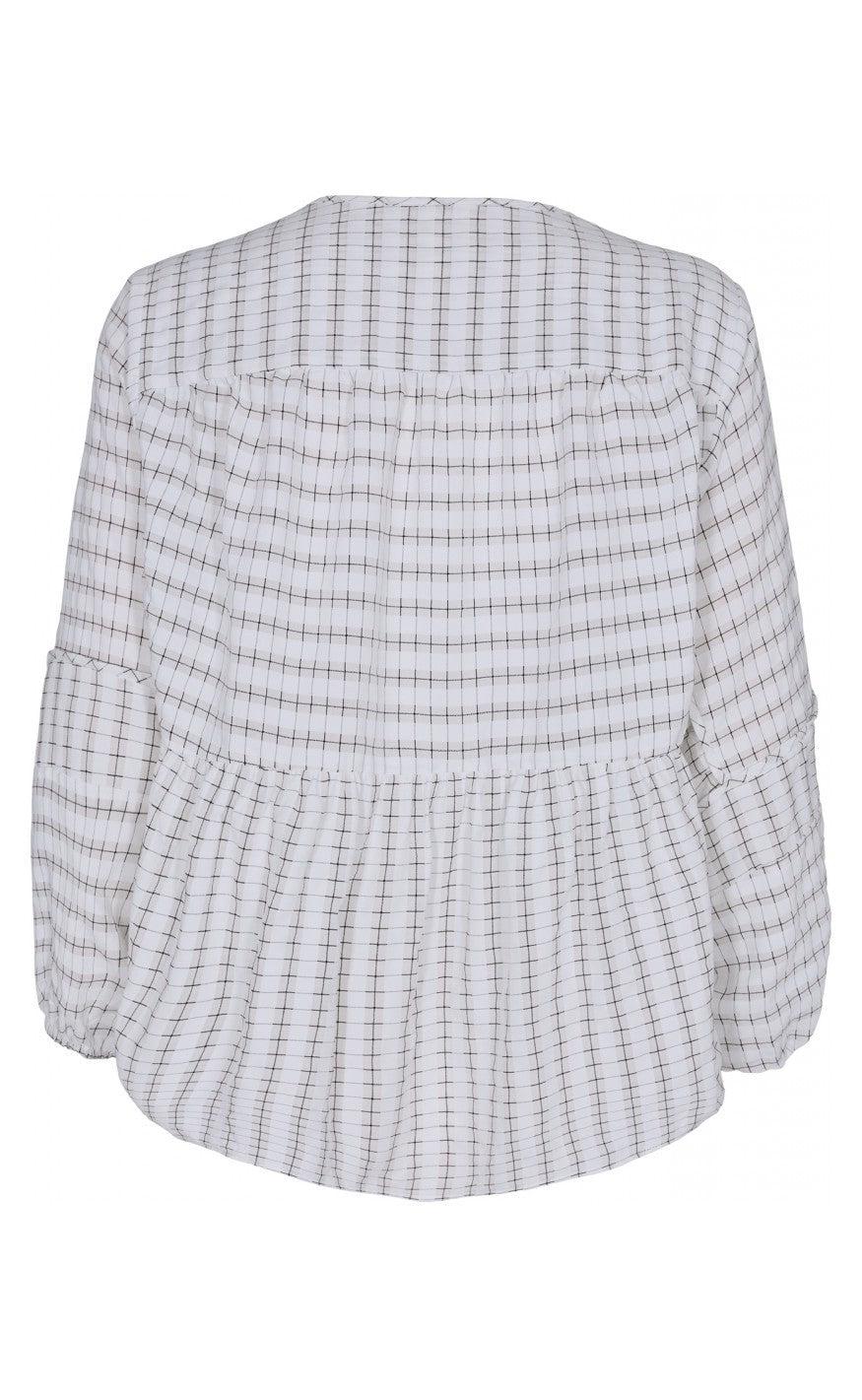 Gossia Bluse - Kaia - White/Black Checks
