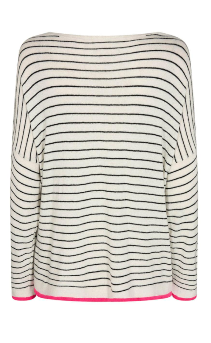 Gossia Jumper - Kathla - Offwhite / Black