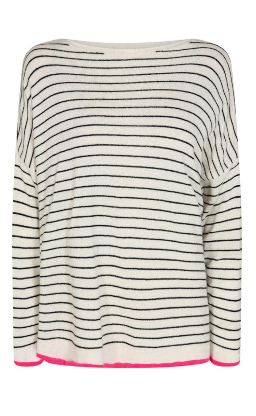Gossia Jumper - Kathla - Offwhite / Black