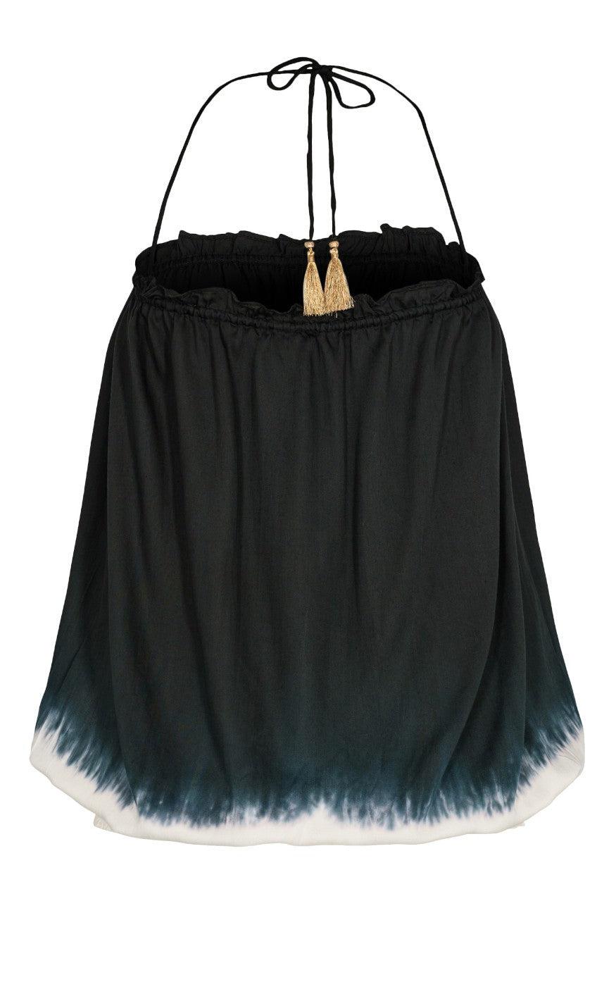 Gossia Top - Boa - Grey Dip Dye