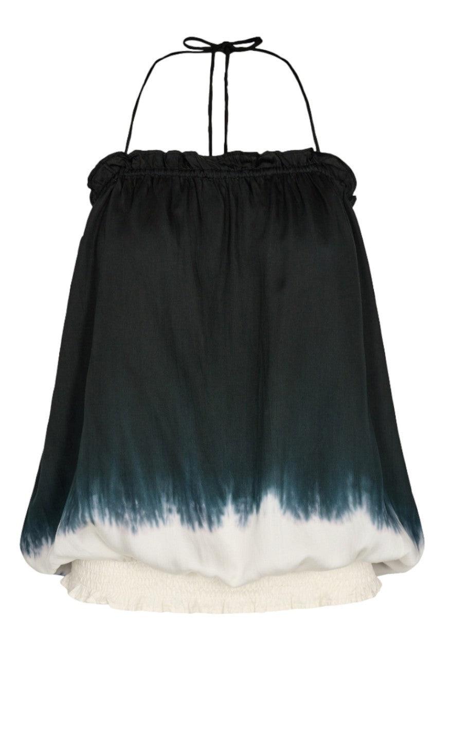 Gossia Top - Boa - Grey Dip Dye
