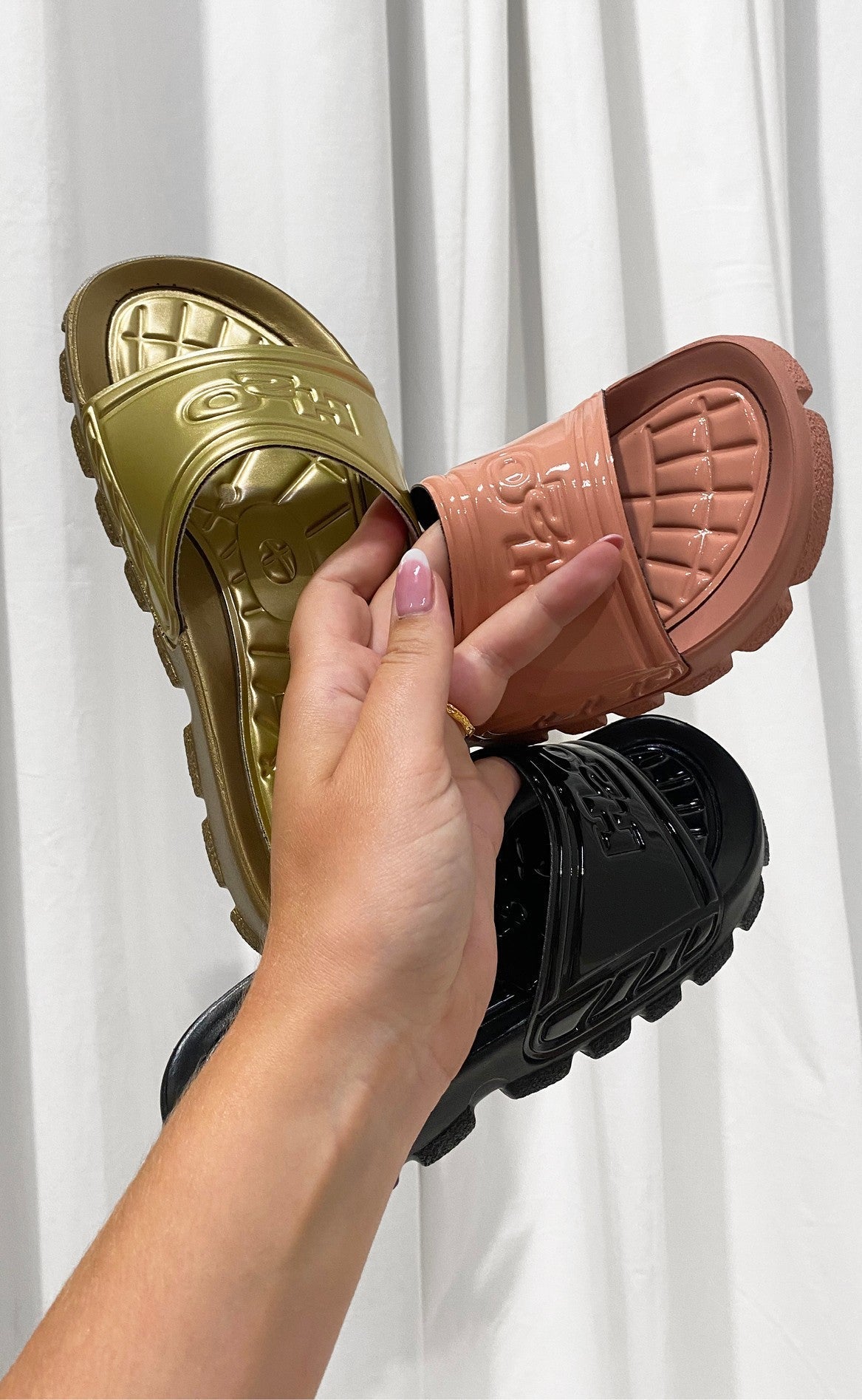 H2O Sandal - Trek Lacquer - Gold