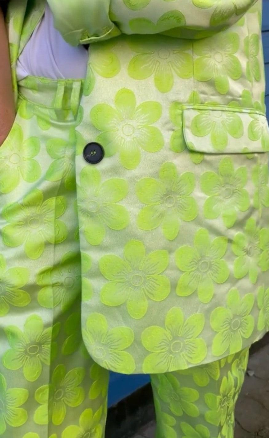 Hunkøn Blazer - Naomi - Lime