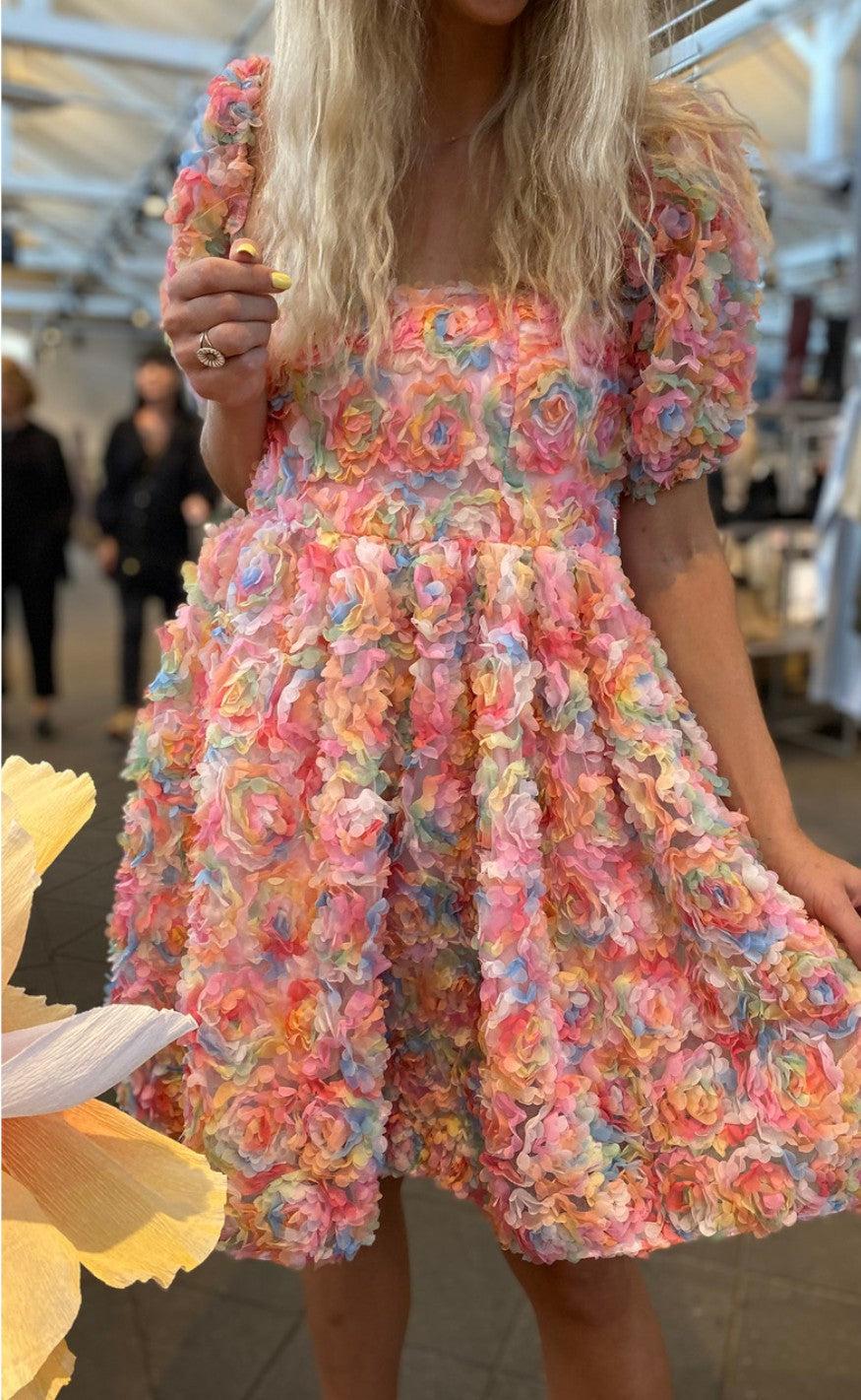 Hunkøn Kjole - Leia Dress - Rainbow