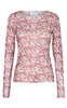 Liberte Bluse - Mesh - Brushy Flowers