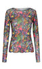 Liberte Bluse - Mesh - Colorful Forrest Black