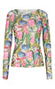 Liberte Bluse - Mesh - Flower Bird Sand