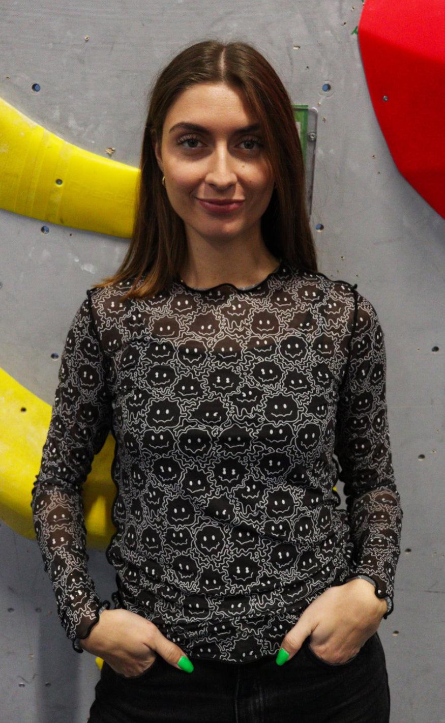 Liberte Bluse - Mesh - Twisted Smiley