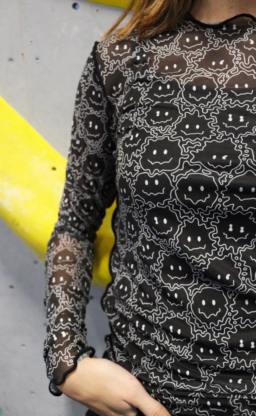 Liberte Bluse - Mesh - Twisted Smiley