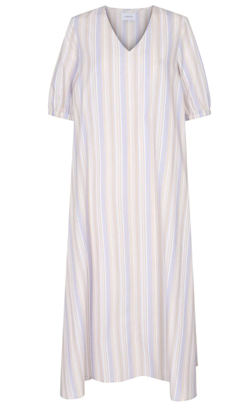 Liberte Kjole - Martine - Lavender Sand Stripe