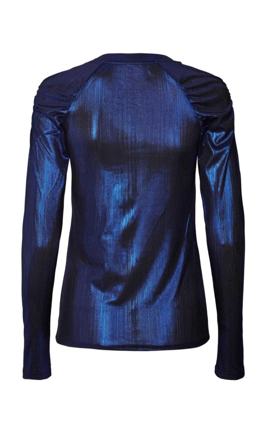 Lollys Laundry Bluse - Ellen - Blue