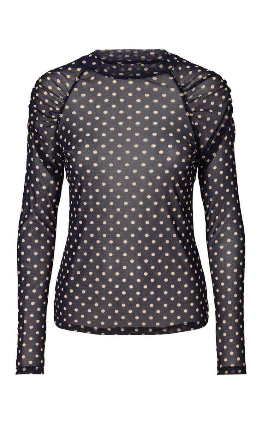 Lollys Laundry Bluse - Ellen - Dot Print