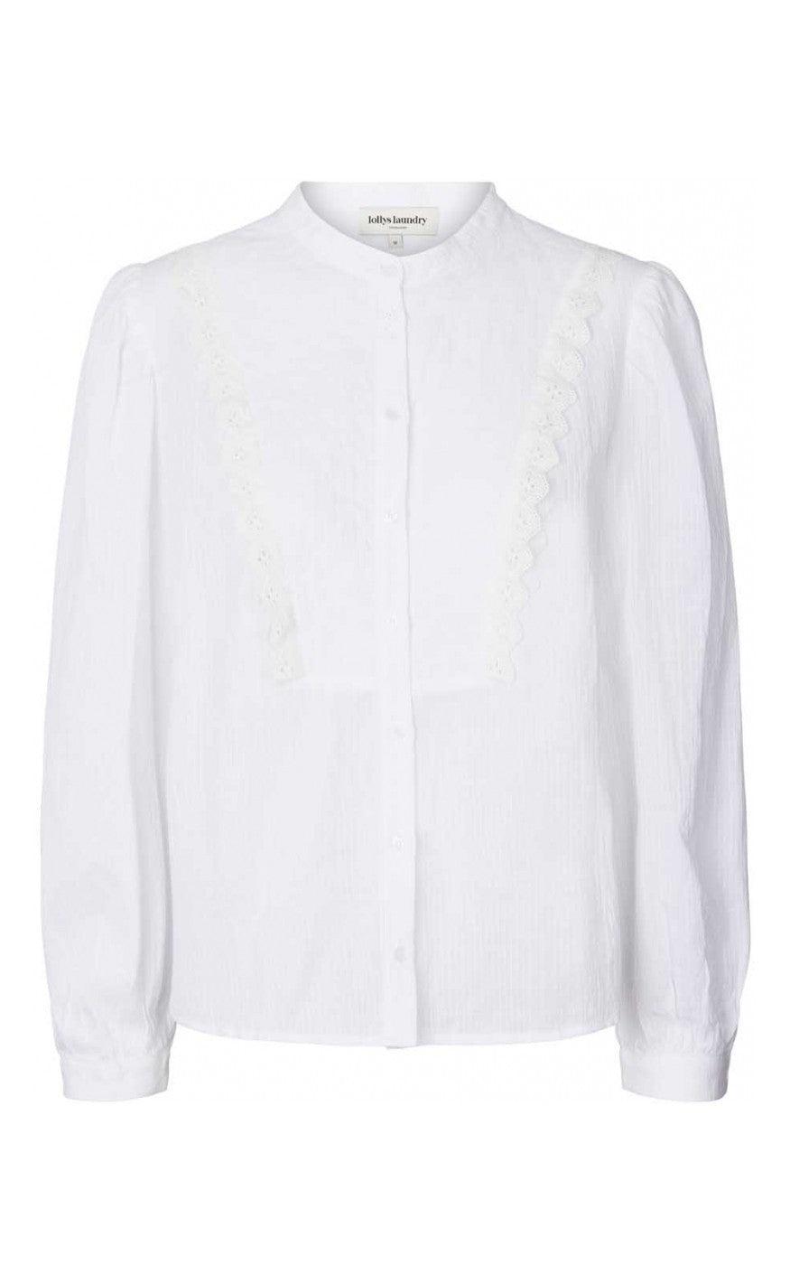 Lollys Laundry Bluse - Pearl - Creme