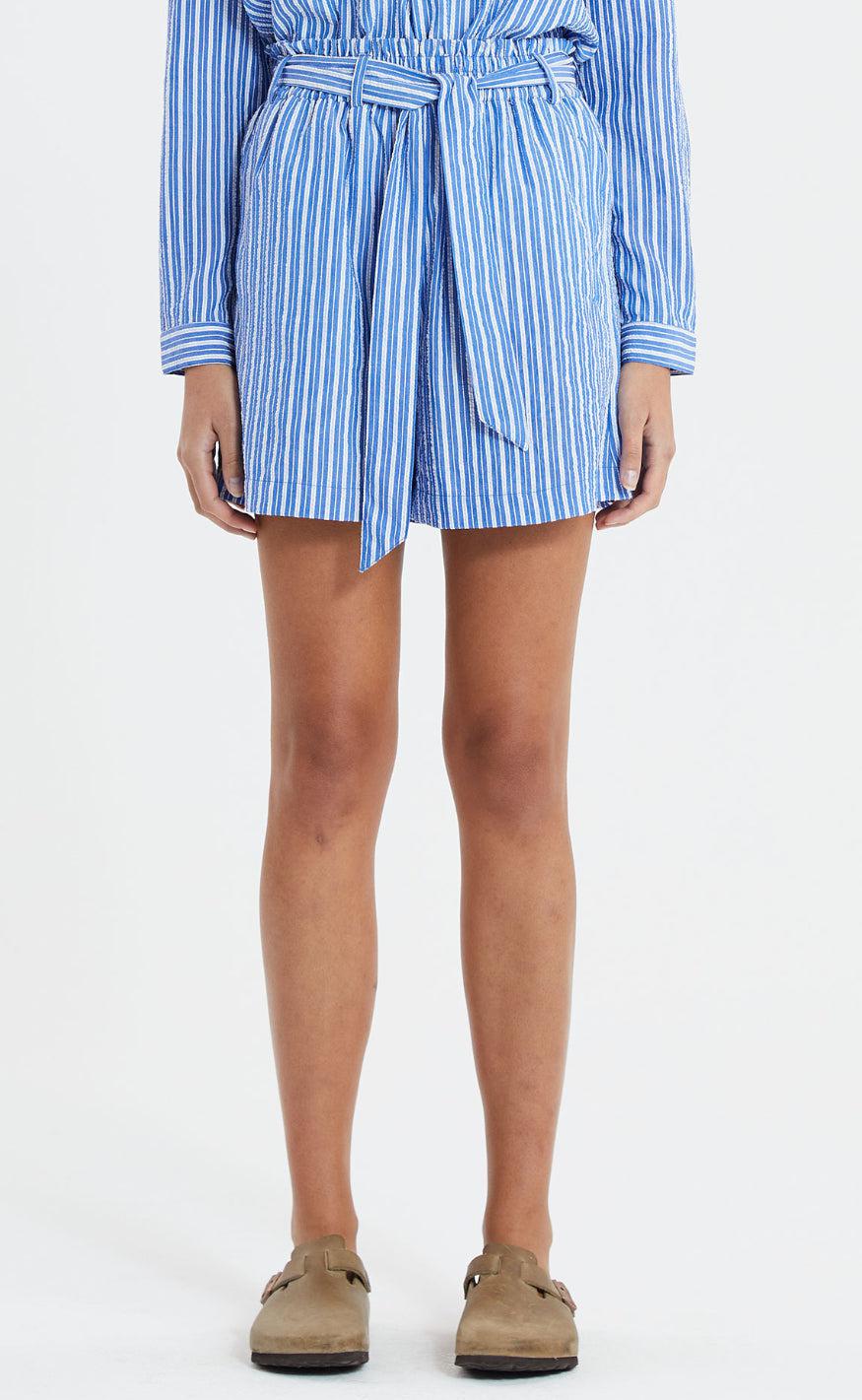 Lollys Laundry Short - Blanca - Blue