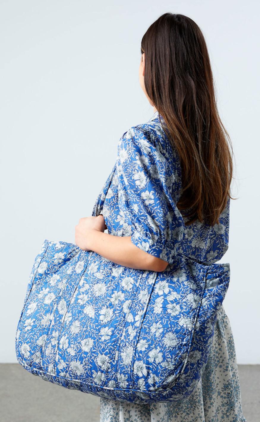 Lollys Laundry Taske - Beach - Flower Print