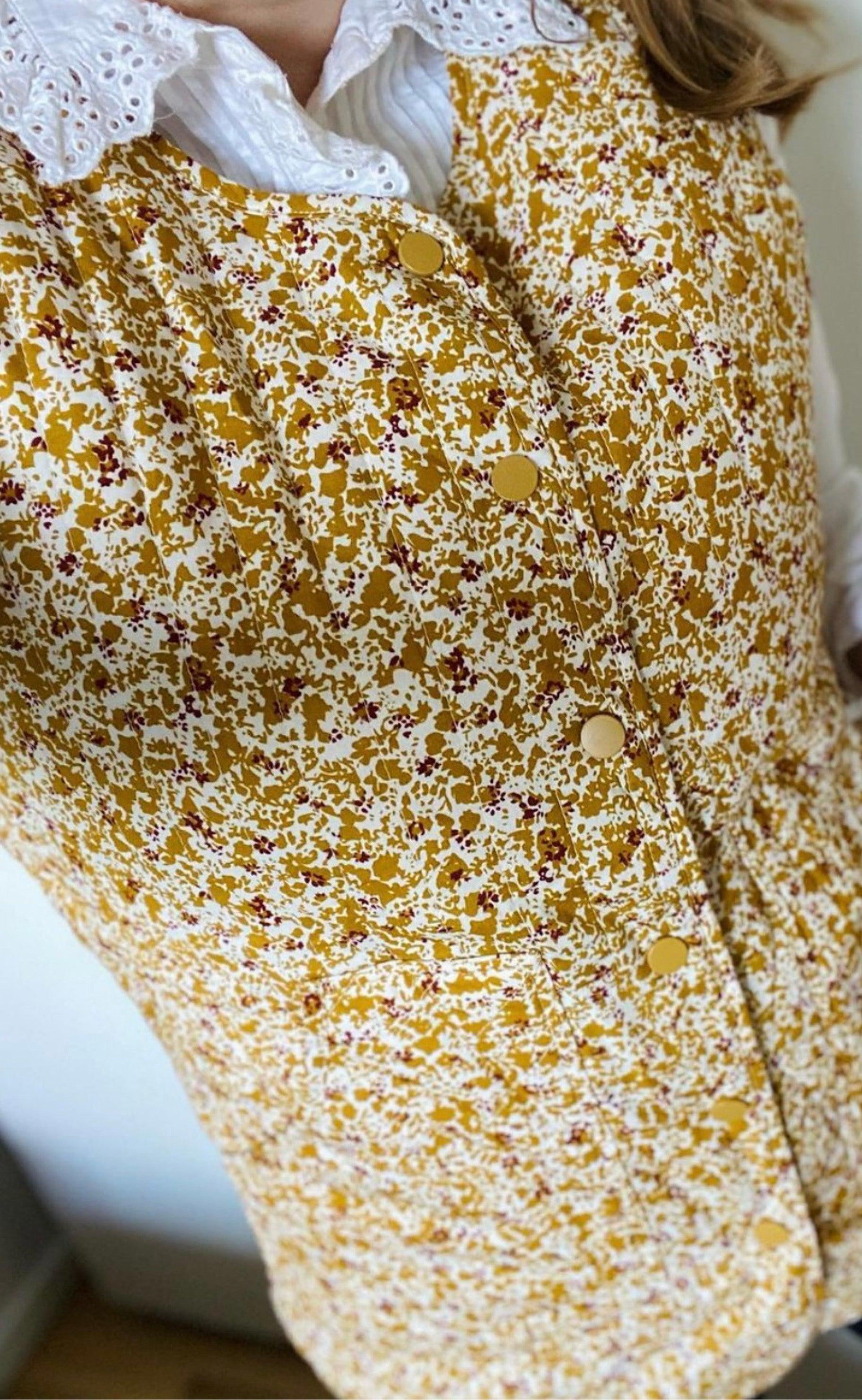 Lollys Laundry Vest - Dale - Mustard