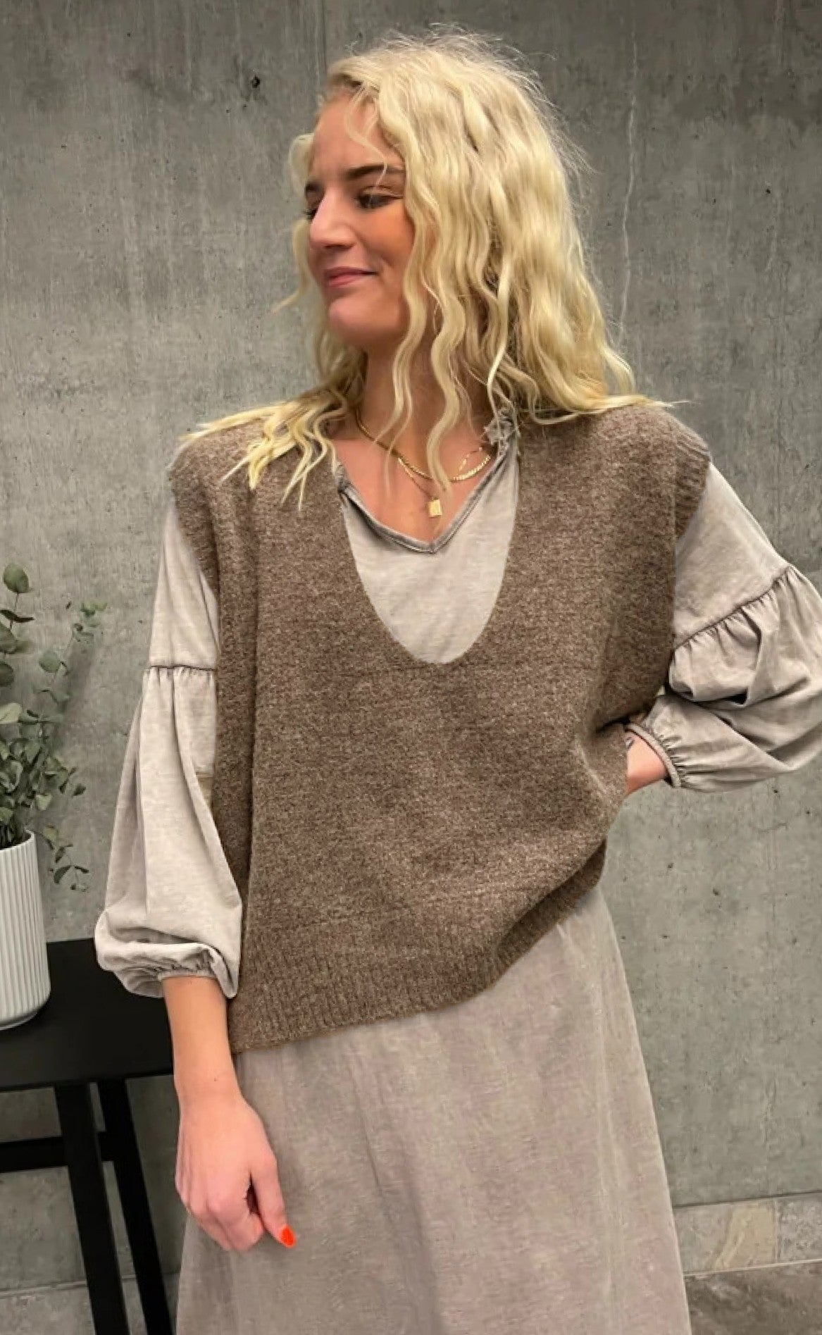 Marta Du Chateau Vest - M983 - Choco