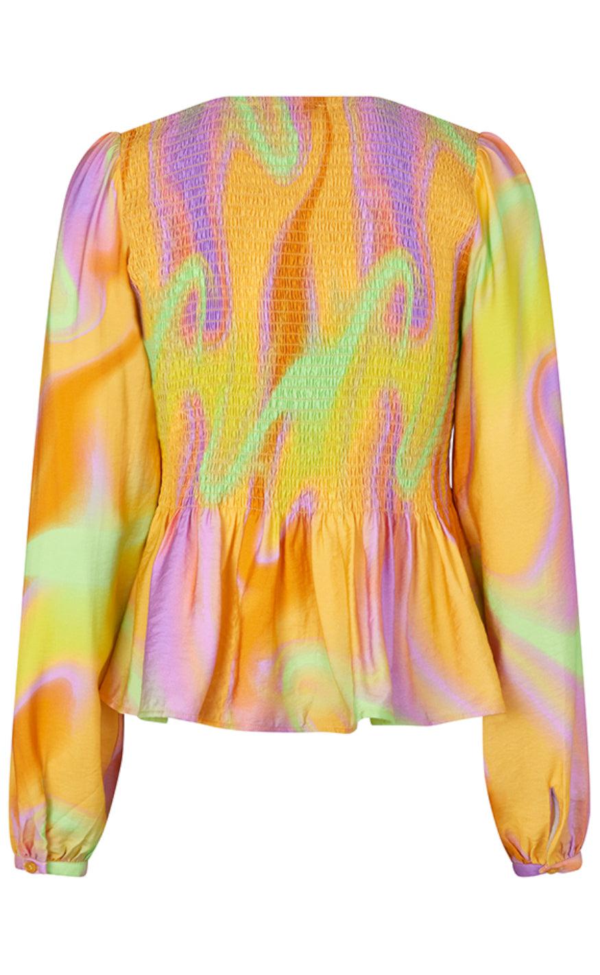 MbyM Bluse - Brynn - Lune Print