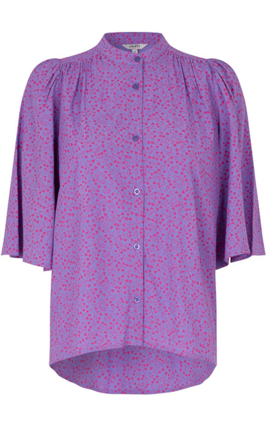 MbyM Bluse - Jaewon-M - Purple Print