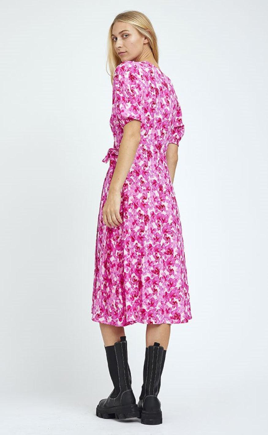 MbyM Kjole - Angelo - Nela Print Pink