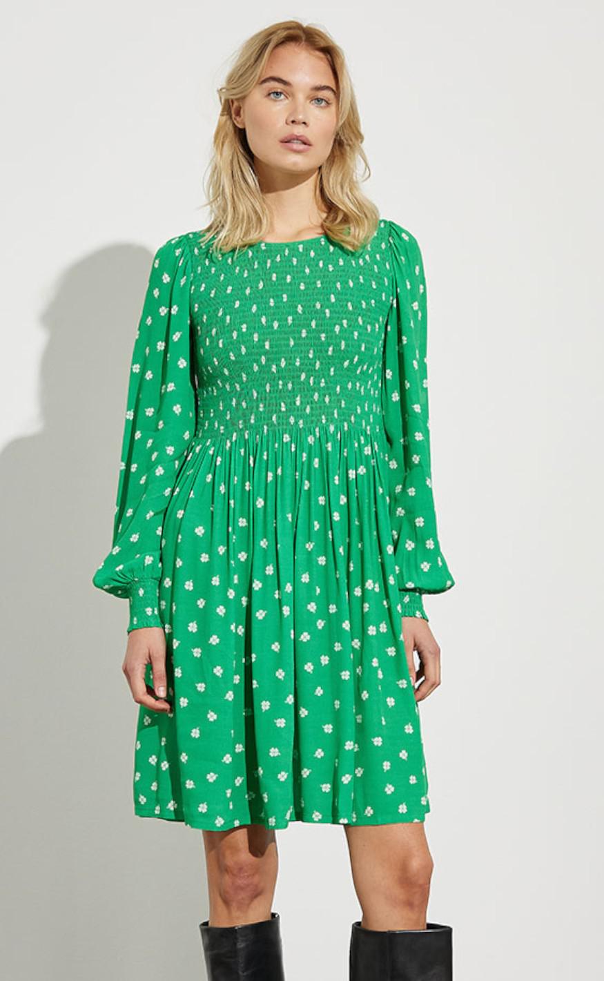 MbyM Kjole - Brynnella-M - Lucky Leaf Print