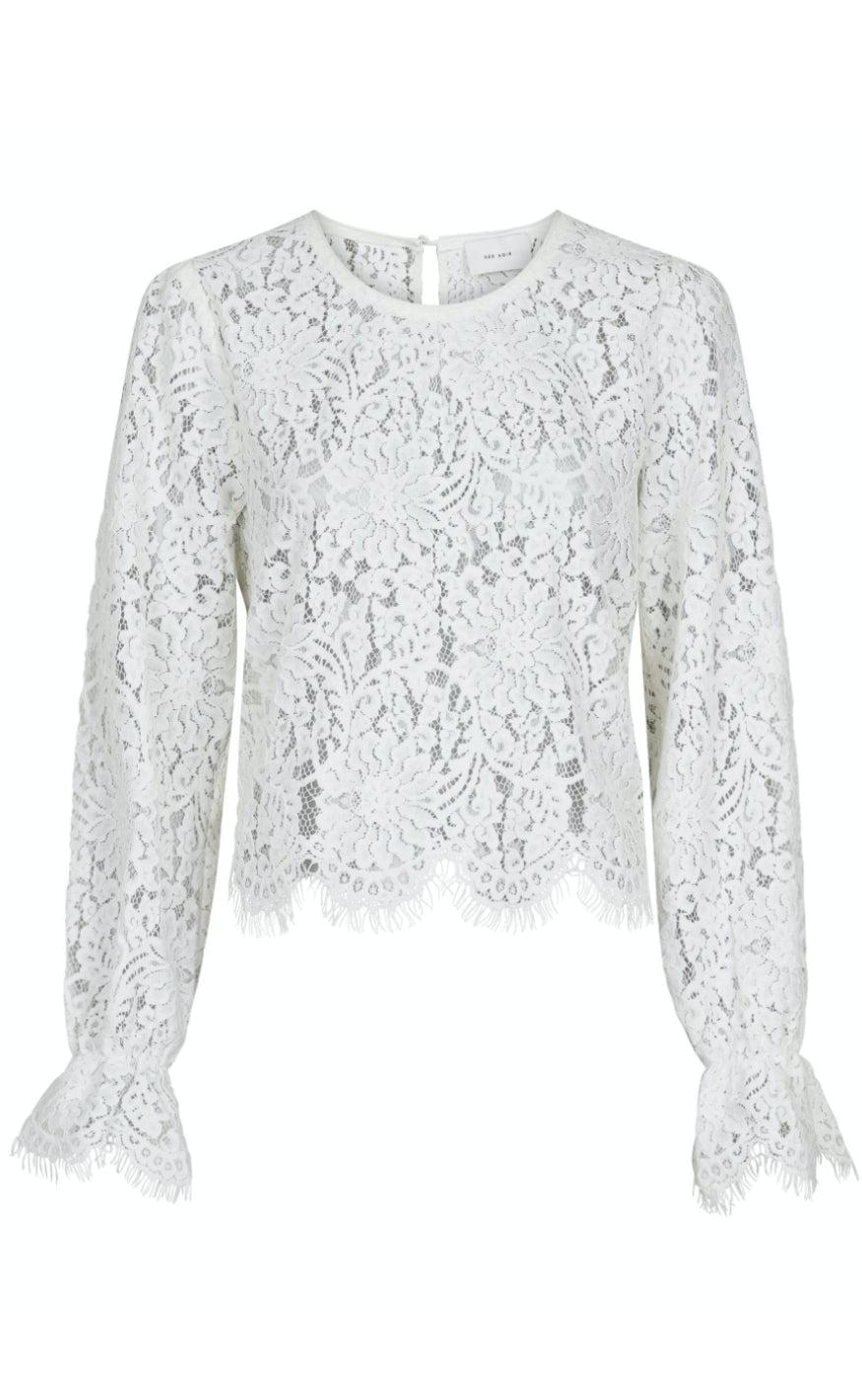 Neo Noir Bluse - Manuela - Creme