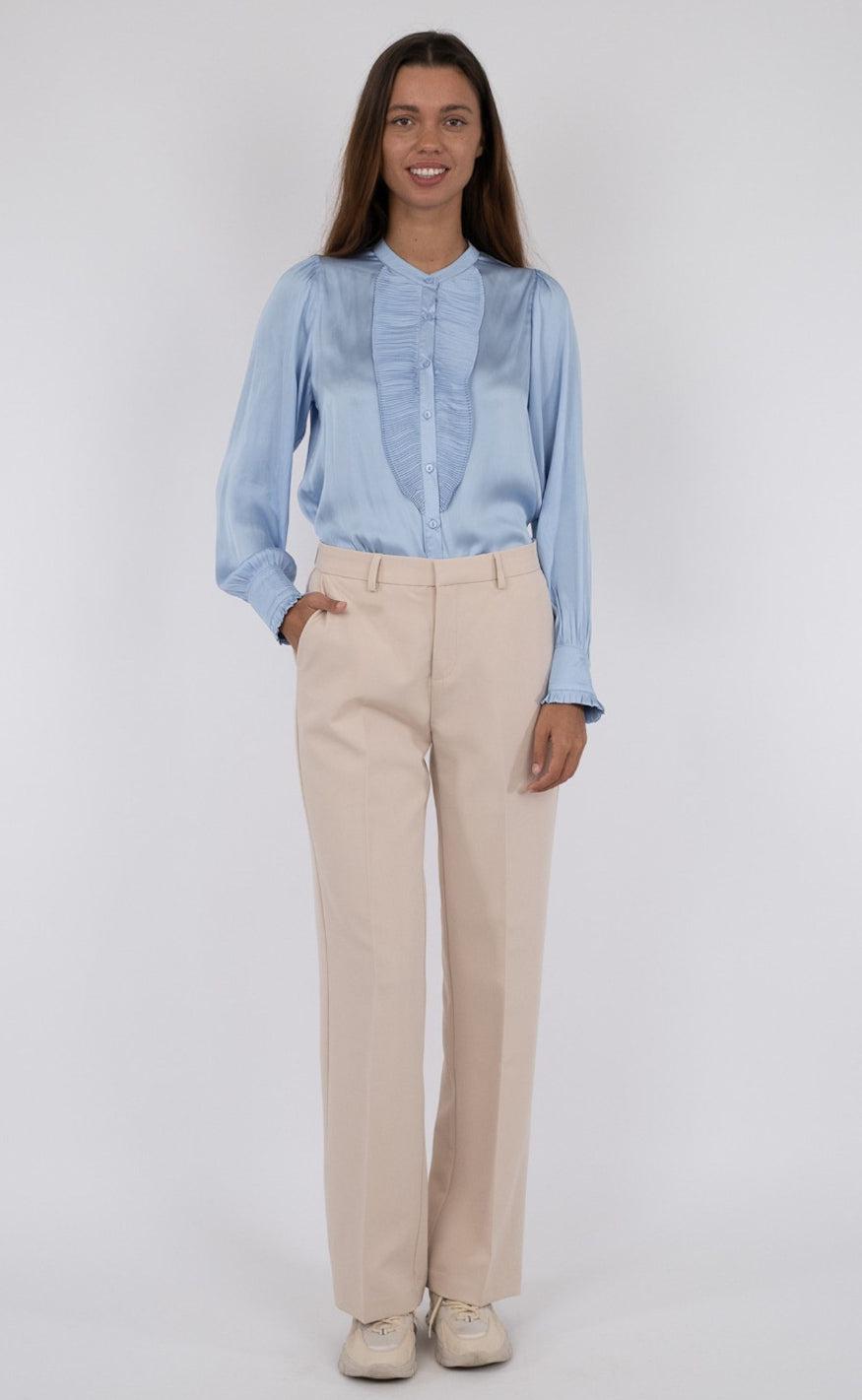 Neo Noir Bluse - Zola - Light Blue