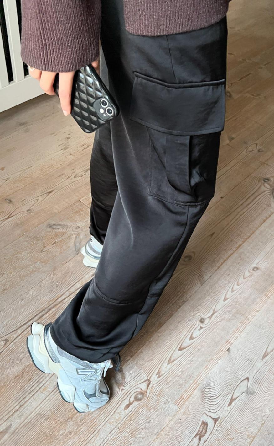 Neo Noir Bukser - Romy Heavy - Black