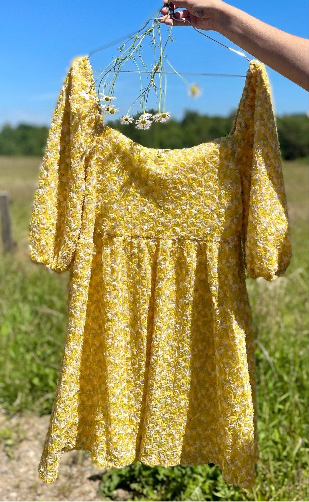 Noella Kjole - Sofie Puff - Yellow Mix