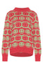 Noella Sweater - Face - Fuxia/Lime Mix