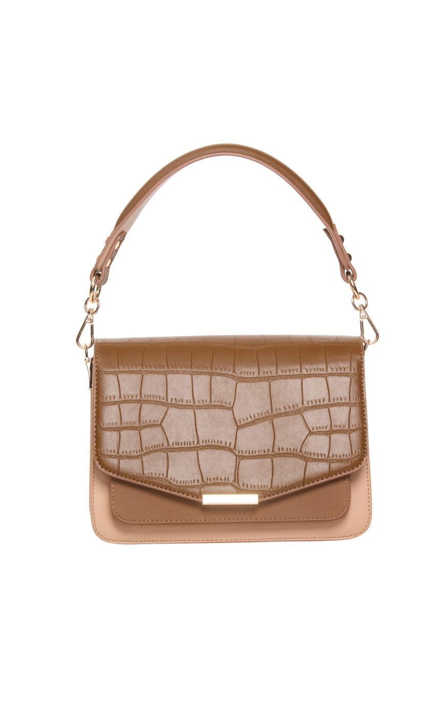 Noella Taske - Blanca Multi Compartment - Dark Brown Croco