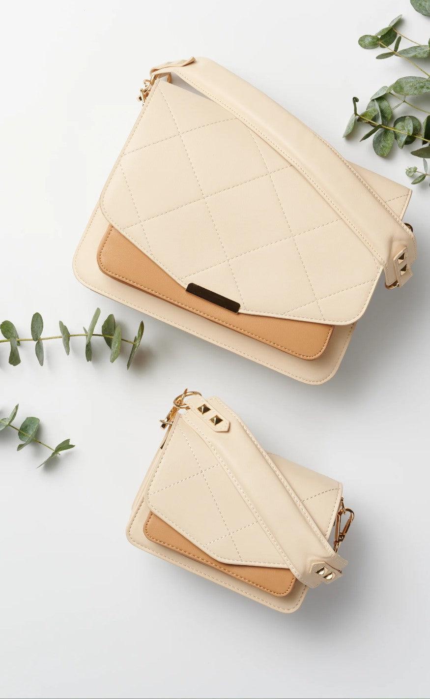 Noella Taske - Blanca Multi Compartment - Nude Leather Look