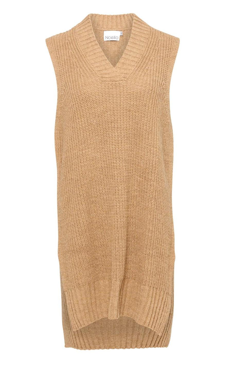 Noella Vest - Louis V-Neck - Camel