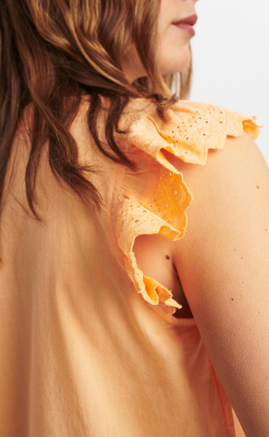 Nümph Bluse - Camma - Peach Cobbler